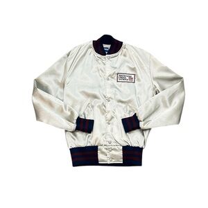 Vintage Nylon jacket silver windbreaker jacket